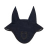 Fliegenhaube aus Funktionsstoff in Denim-Optik mit Logo - Blauer Denim