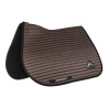 Sublime gestreifte Wildleder-Springschabracke - Braun