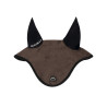 Sublime Fliegenohren aus Wildleder mit silikonbedrucktem Logopatch - Braun