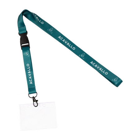 Ausweishalter mit Lanyard Acavallo Logo