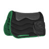 Trekking-Satteldecke mit Taschen TT/Fleece HD + Piuma-Pad - Grün