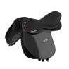 Spring-Sattel aus Synthetikleder - Schwarz