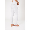 Reithose Vollbesatz Meghan B Vertigo High Waist Damen - Weiß