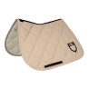 Equestro Sprungschabracke mit Monogrammprint - Oxford hellbraun / schwarz
