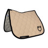 Equestro Dressurschabracke mit Zwiebelsteppung - Oxford-Tan
