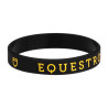 Silikonarmband Equestro - Schwarz / Gelb