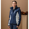 Wasserdichte Ripstop-Jacke Horseware AA Indra Damen - Marine / Elfenbein