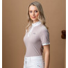Kurzarm-Turnierpolo Horseware Damen AA Mira - Auster