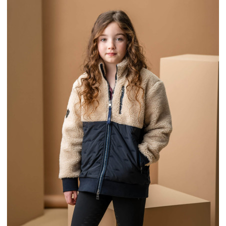 Kinder-Fleecejacke aus Borg mit Reißverschluss Horseware AA Lori