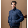 Herren-Daunenjacke Horseware AA Quilo Monogram - Marine