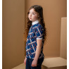 Kinder-Turniershirt Horseware AA Lisi - Primatova mit Monogramm-Muster