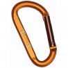 Feuerwehrkarabiner Aluminium T de T - Orange / Braun