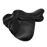 Spring-Sattel Roma aus PU-Leder - Schwarz