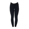 Damen-Slim-Fit-Reithose Equestro Ridertechnology Full Grip - Schwarz