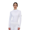 Damen-Baselayer Equestro Ridertechnology langärmlig - Weiß