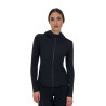 Damen-Technikpullover Equestro Ridertechnology Kapuze - Schwarz