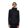 Softshell-Jacke Damen Equestro Ridertechnology wasserdicht Reißverschluss - Schwarz