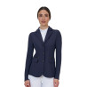 Damen-Turnierjacke Equestro Ridertechnology mit verschweißten Nähten - Marineblazer