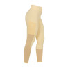 Damen-Leggings mit Vollgrip und perforierten Einsätzen - Sonne
