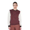 Damen-Sweatshirt EQ mit Rundhalsausschnitt - Braun / Antikweiß