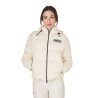 Damen 3-in-1 Steppjacke mit abnehmbaren Einsätzen - Antikweiß