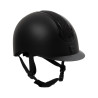 Damenhelm Azael Stone schmaler Schirm EN 1384-2023 zertifiziert - Schwarz / glänzend schwarz