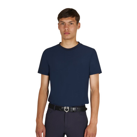 Herren Trainingsshirt aus technischem Gewebe mit Mikroperforationen