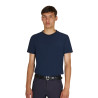 Herren Trainingsshirt aus technischem Gewebe mit Mikroperforationen - Marineblazer