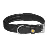 Hundehalsband aus Cordura - Schwarz / schwarz