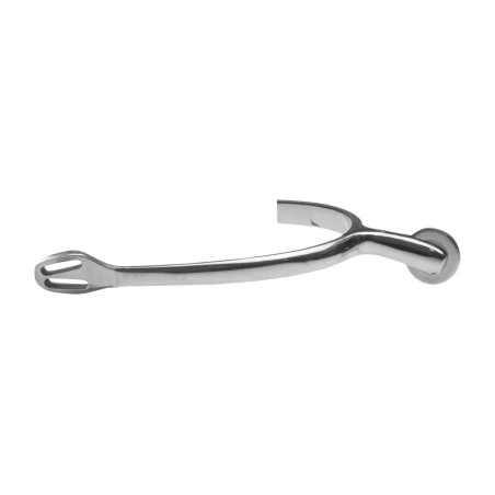 Edelstahlsporen mit glattem Rädchen