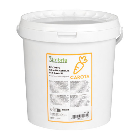 Pflanzlicher Keks für Pferde Geschmack Karotte 2,5 kg