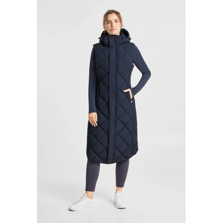 Gem Waxy lange Steppweste Damen B Vertigo
