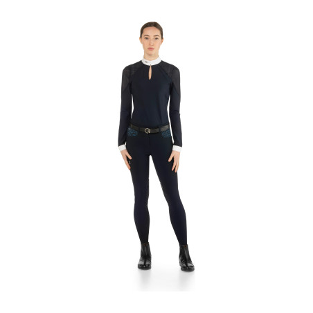 Springen LA Reithose mit Spitzenprint-Gürtel Ego7
