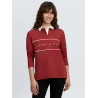 LeMieux Rugby-Polohemd Rochelle Damen - Russet