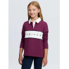 LeMieux Young Rider Riley Rugby-Poloshirt - Brombeere