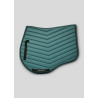 Weiße Fair Jump Schabracke mit gunmetal Kristallen Montar - Jade