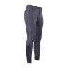 Reithose Euro-Star Carlo FullGrip Schoeller SL Herren - Magnetgrau
