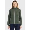 Clotilde Sweat Technical Zip Harcour - Kleeblatt (clover)