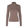 Angelina Kingsland Damen-Turnierpoloshirt - Eisenbraun