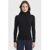 Christina Rollkragenpullover Harcour - Schwarz