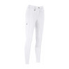 Pikeur New Lugana Duragrip 0906 Mittlere Taille Damen - Weiß