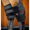 Horseware® LED-Rotlicht-Therapie Sprunggelenksgamaschen 2er-Set - Schwarz / schwarz