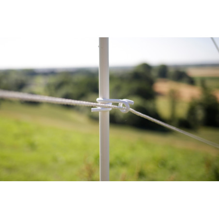 Zusätzliche Öse für PVC-Pfahl