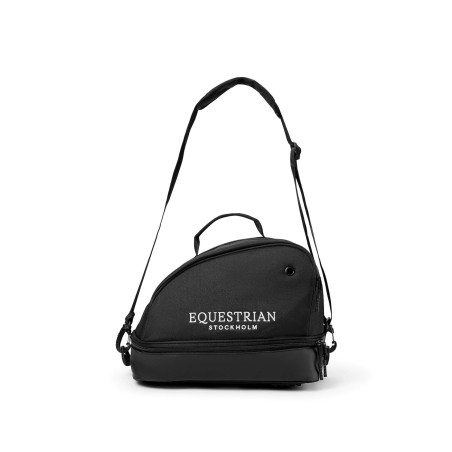 Schwarze Helm-Tasche