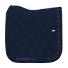 Essentiel Schabracke Dressur GEM Reitsport - Marineblau / bordeauxfarbenes Logo