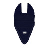 Langes Atlas Ohrenhaubchen GEM Reitsport - Marineblau