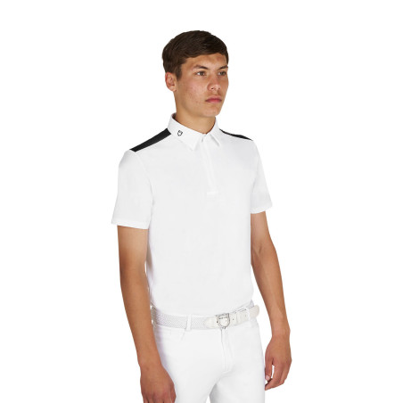Herren-Polo Turnier Slim Fit Kurzarm Equestro