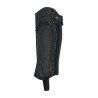 Unisex-Lederchaps mit kontrastierendem Besatz New Equestro - Schwarz