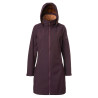 Stella Softshell Parka Mountain Horse - Dunkelbordo
