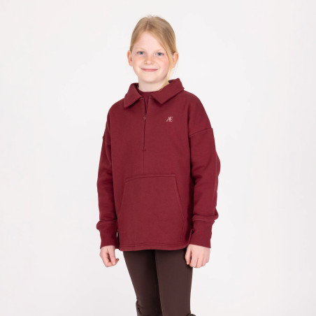 Aubrion Equestrian Viertelreißverschluss Pullover Young Rider